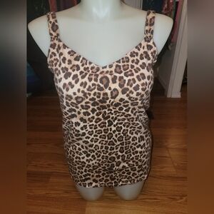 NEW NWOT Torrid Cami Leopard Print Tank Sz 2 (18/20)